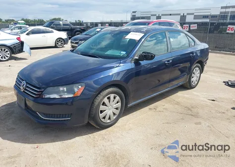 2012 Volkswagen Passat 2.5L S from USA, damaged, VIN 1VWAP7A33CC017781